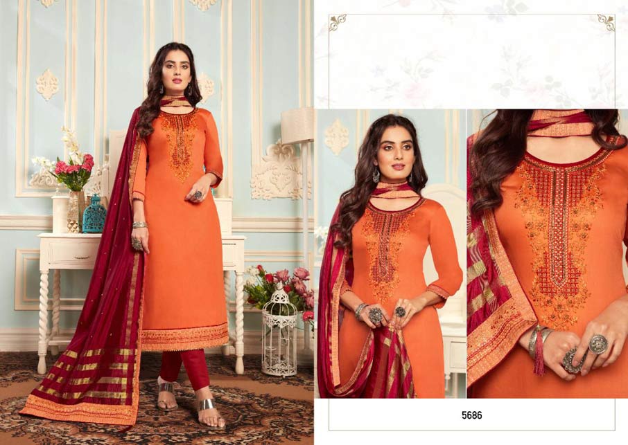 Silk Shine Vol-4 Jam Cotton Salwar Suits Garment Silk Shine Vol-4 Jam Cotton Salwar Suits Garment